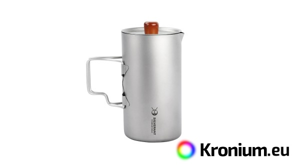 Silverant titanium french press