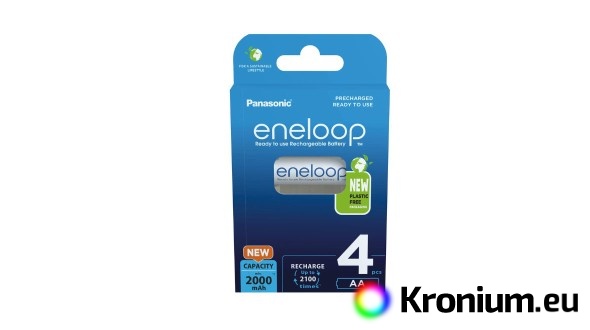 Panasonic Eneloop AA NiMH 4pcs 2100 cycles