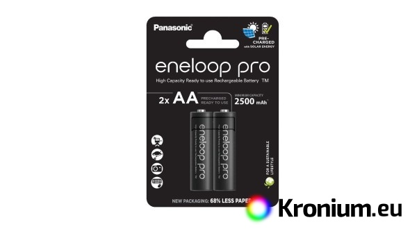 Panasonic Eneloop Pro AA NiMH 2pcs