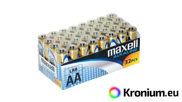 MAXELL alkaline AA LR6 32 pcs