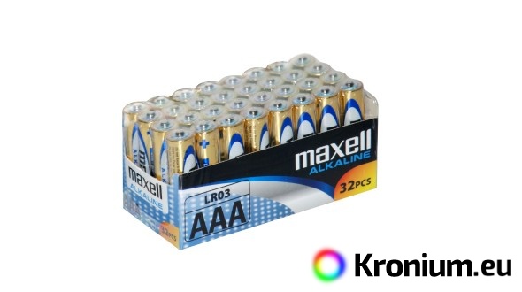 MAXELL alkaline AAA LR03 32 pcs