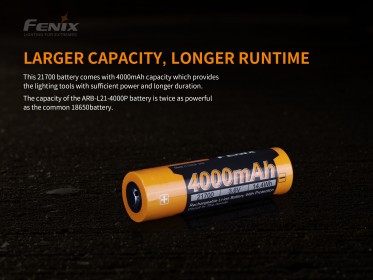 Fenix 21700 4000 mAh Li-Ion