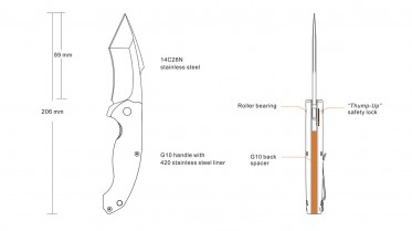 Knife Ruike P851-B