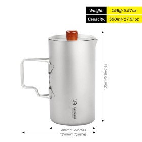 Silverant titanium french press