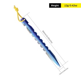 Titanium tent pegs - Y-profile