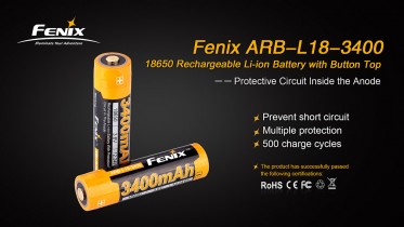 Fenix 18650 3400 mAh (Li-Ion)