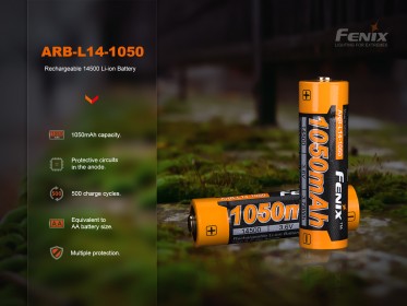 Fenix 14500 1050 mAh (Li-ion)