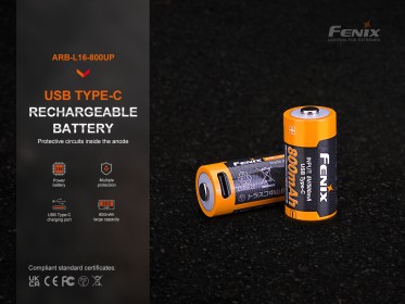 Fenix ARB-L16-800UP battery