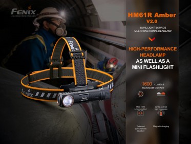 Fenix HM61R Amber V2.0