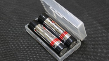 Case for 18650 and CR123A batteries