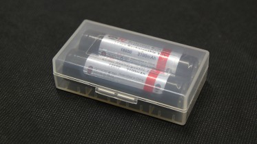 Case for 18650 and CR123A batteries