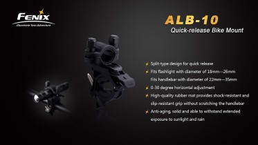 Fenix ALB-10 holder for bike lights