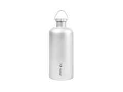 Titanium bottle 400 ml with loop in lid