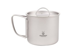 Titanium mug 350 ml with lid