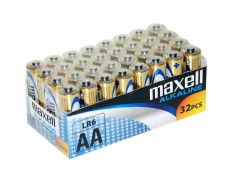 MAXELL alkaline AA LR6 32 pcs